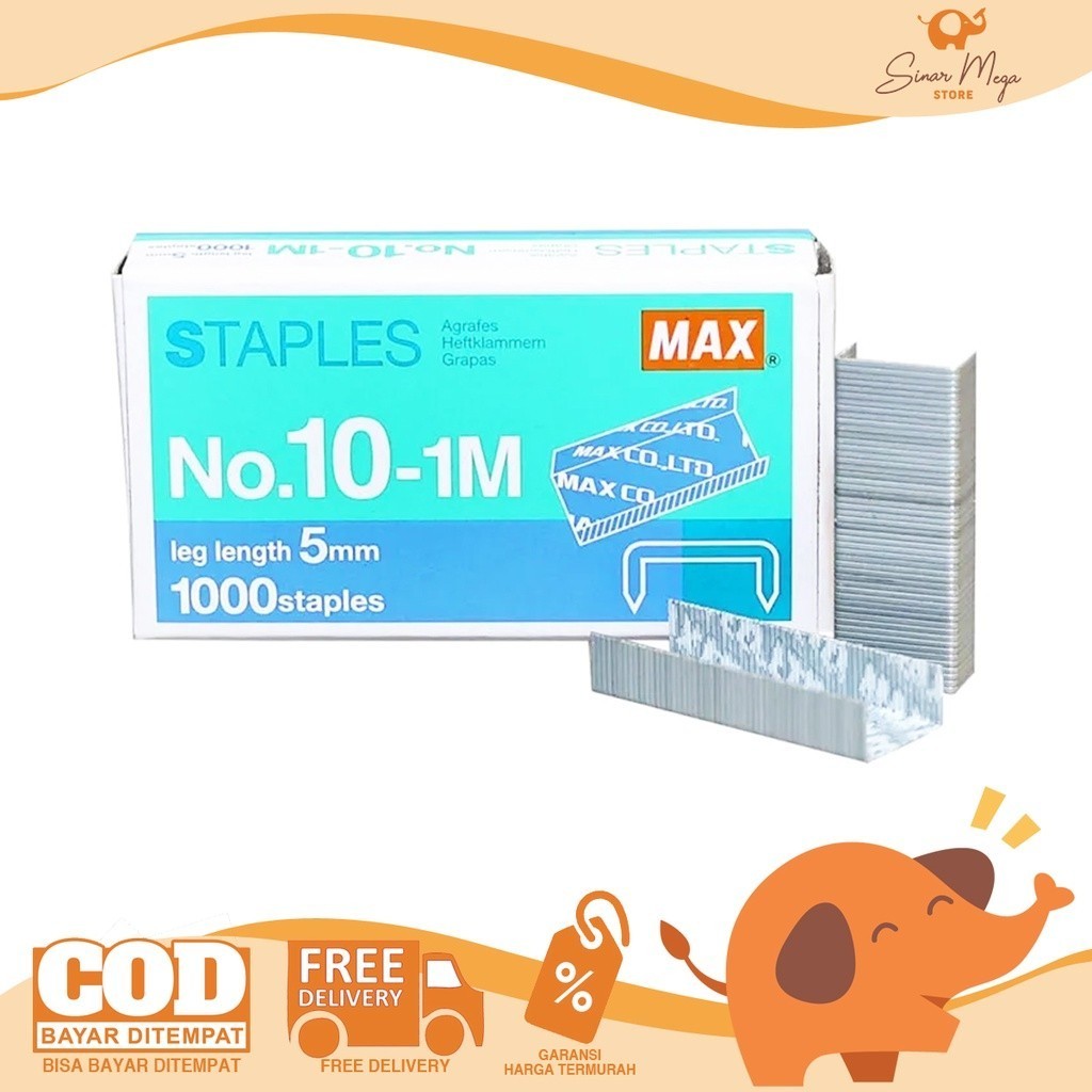 

Max Staples Isi Stapler Hekter No. 10 Murah