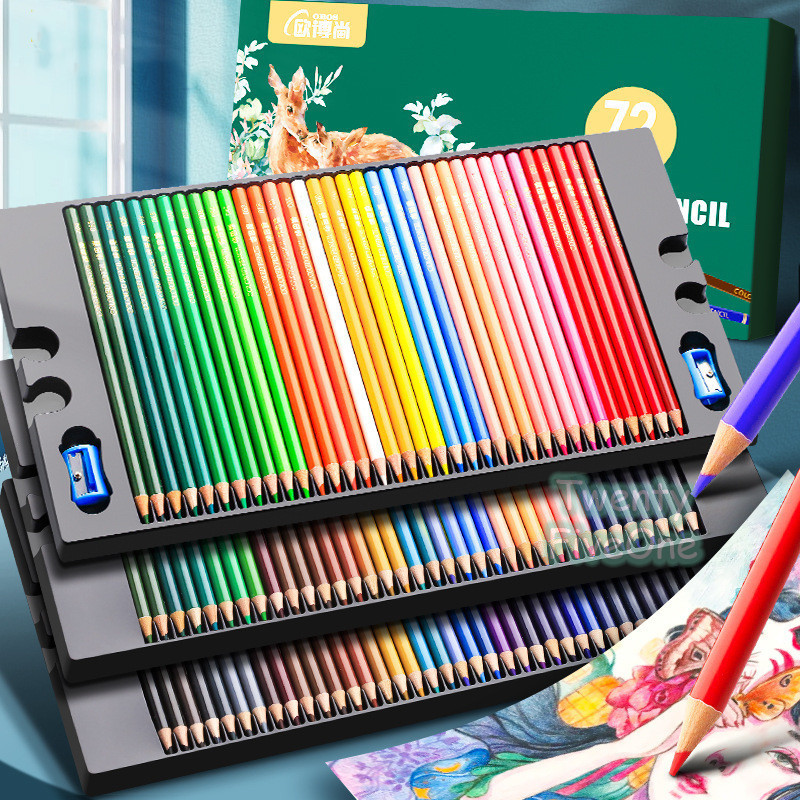 

RB OBOS Oil Pencil Color Pensil Warna Minyak 48/72 Pencil Color Set