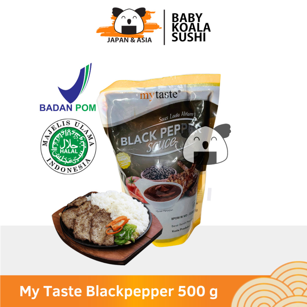 

MY TASTE Blackpepper Sauce 500 g Halal │ Saus Cocol Rasa Lada Hitam