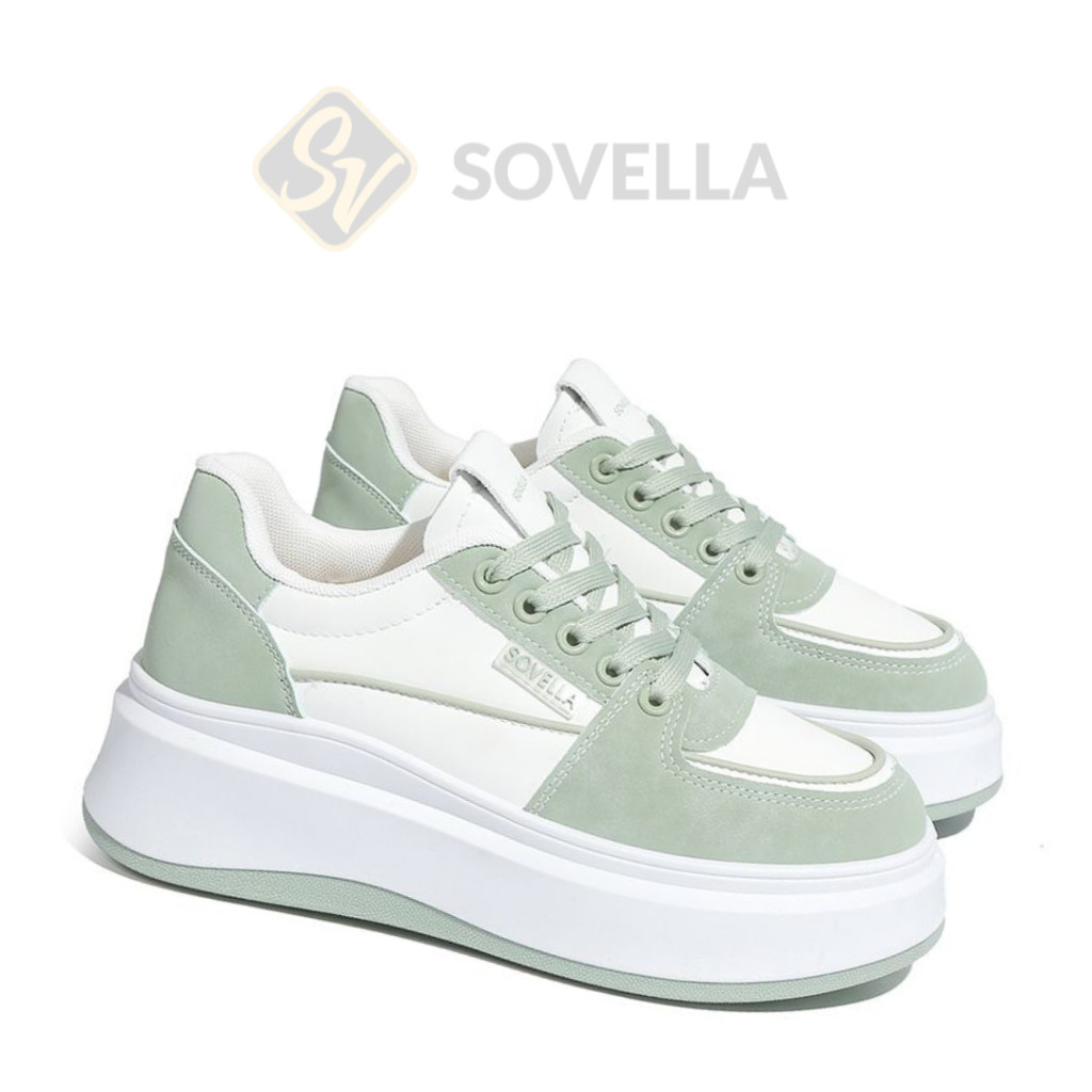 GENIALLSHOP SOVELLA Leia Sepatu Sneaker Wanita Kets Casual