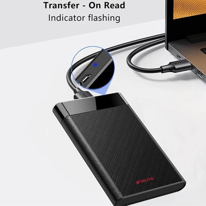 2.5" Type-C HDD/SSD SATA Enclosure External  / Case Hard Drive HDD SSD Type-c Black Red /CASING HARD