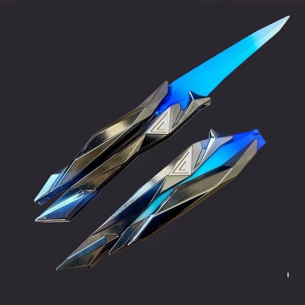 Valorant Knife - Butterfly Dagger - Pisau Mainan Lipat - Balisong