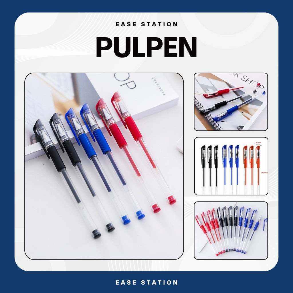 

PULPEN GEL BALLPOINT PEN ALAT TULIS SEKOLAH KANTOR TAHAN LAMA MULTIFUNGSI
