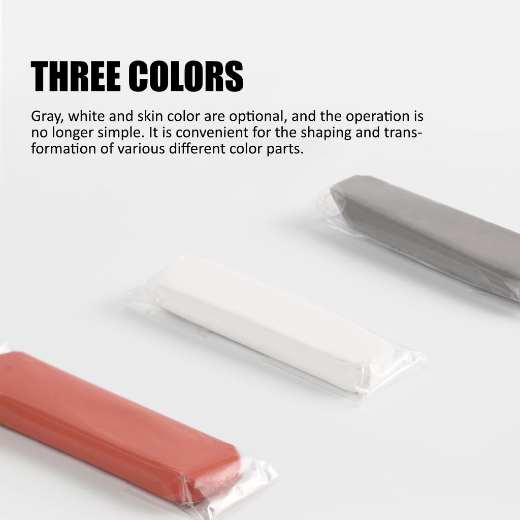 

DSPIAE DIY MEP Modeling Epoxy Putty for Model Modification and Repair Paint Tool Sets Gray White Black Epoxy Resin Hand Tools