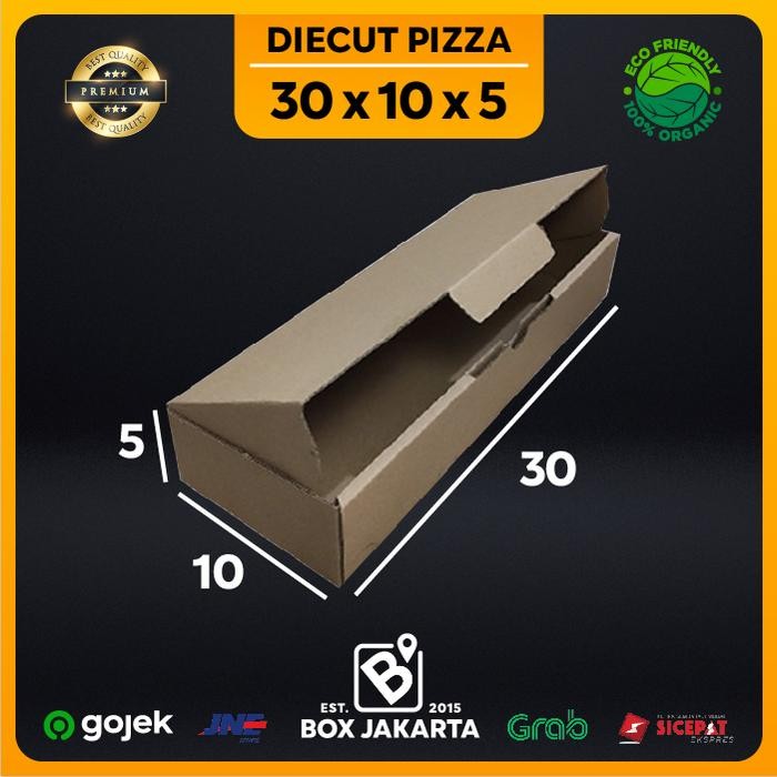 

KARDUS uk 30x10x5 CM Diecut Pizza Corrugated Packaging Box