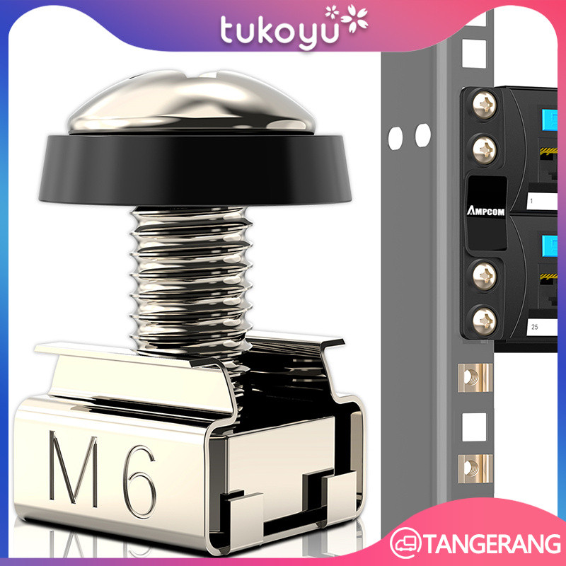 50pcs Baut Dan Mur Hard Case/Mur Baut Hardcase/Mur Baut Lis Besi Lubang Rak Co