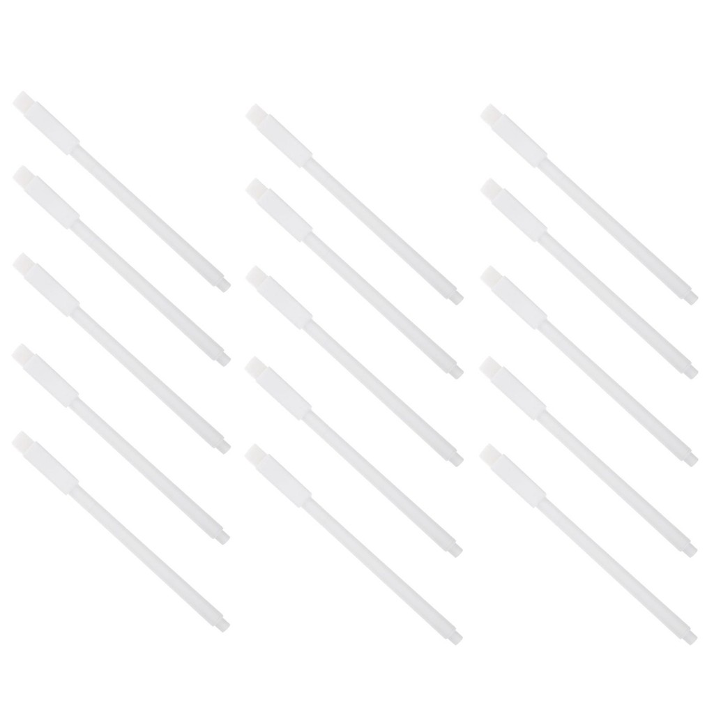 

15pcs White Chalk Pen Liquid Marker Erasable Blackboard Pens Dust Easy Wipe Off Brush Head Students Stationery Glass