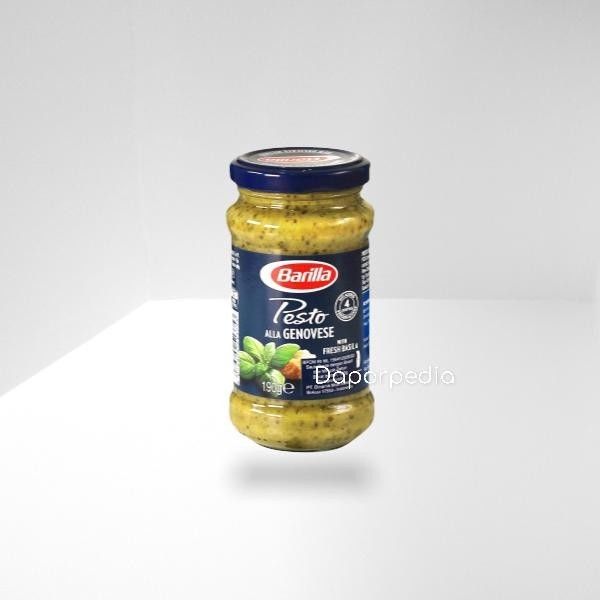 

Barilla Pesto alla genovese sauce pasta saus italia with basil