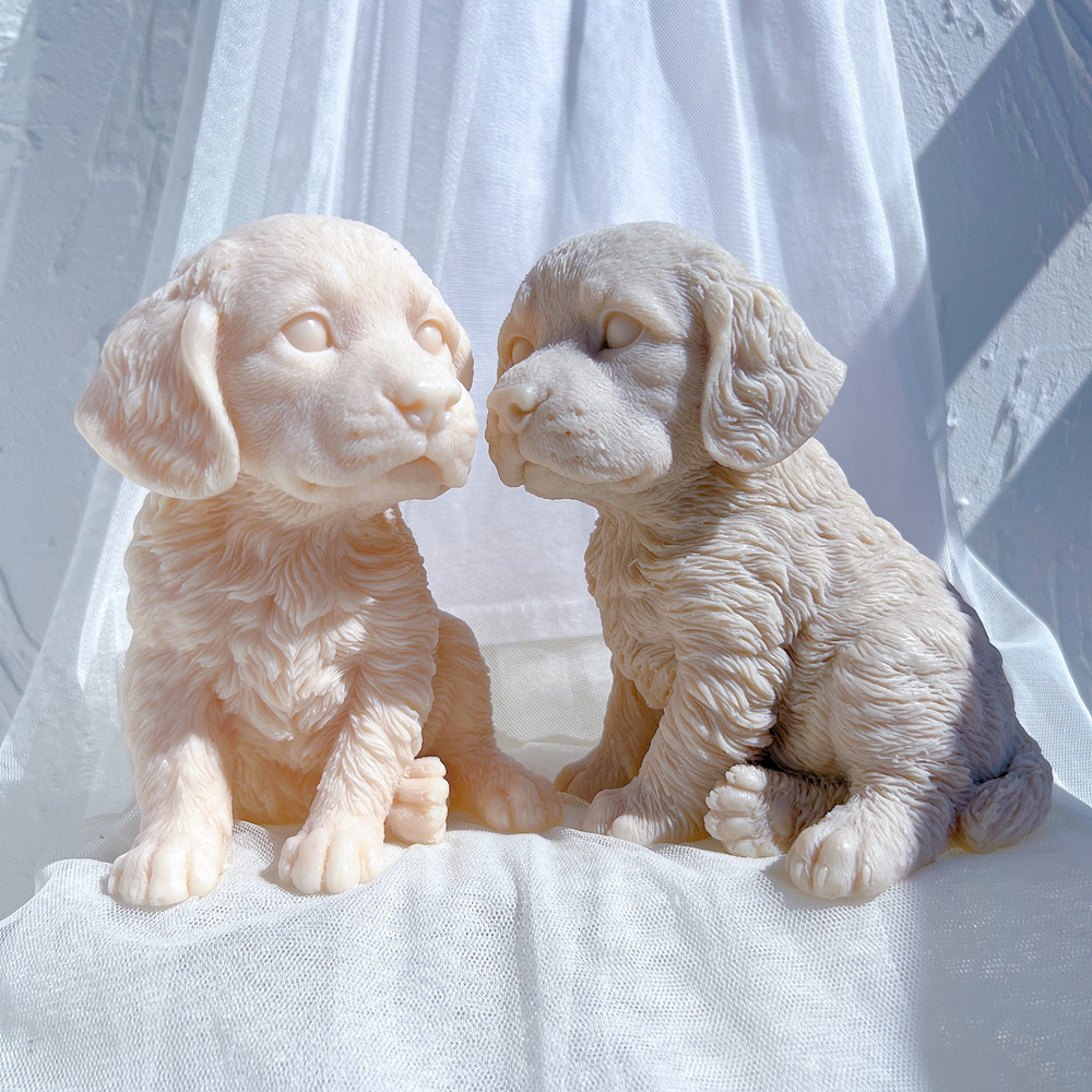 

Springer Spaniel Puppy Candle Silicone Mold 3D Animal Cute Puppies Statue Soy Wax Mould Dog Lover Gift Home Decor Molds