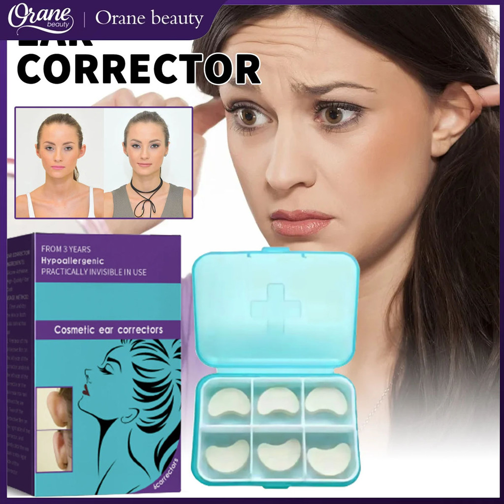 Oranebeauty 6-pcs/box penutup telinga penutup telinga perbaikan telinga koreksi penutup telinga penu