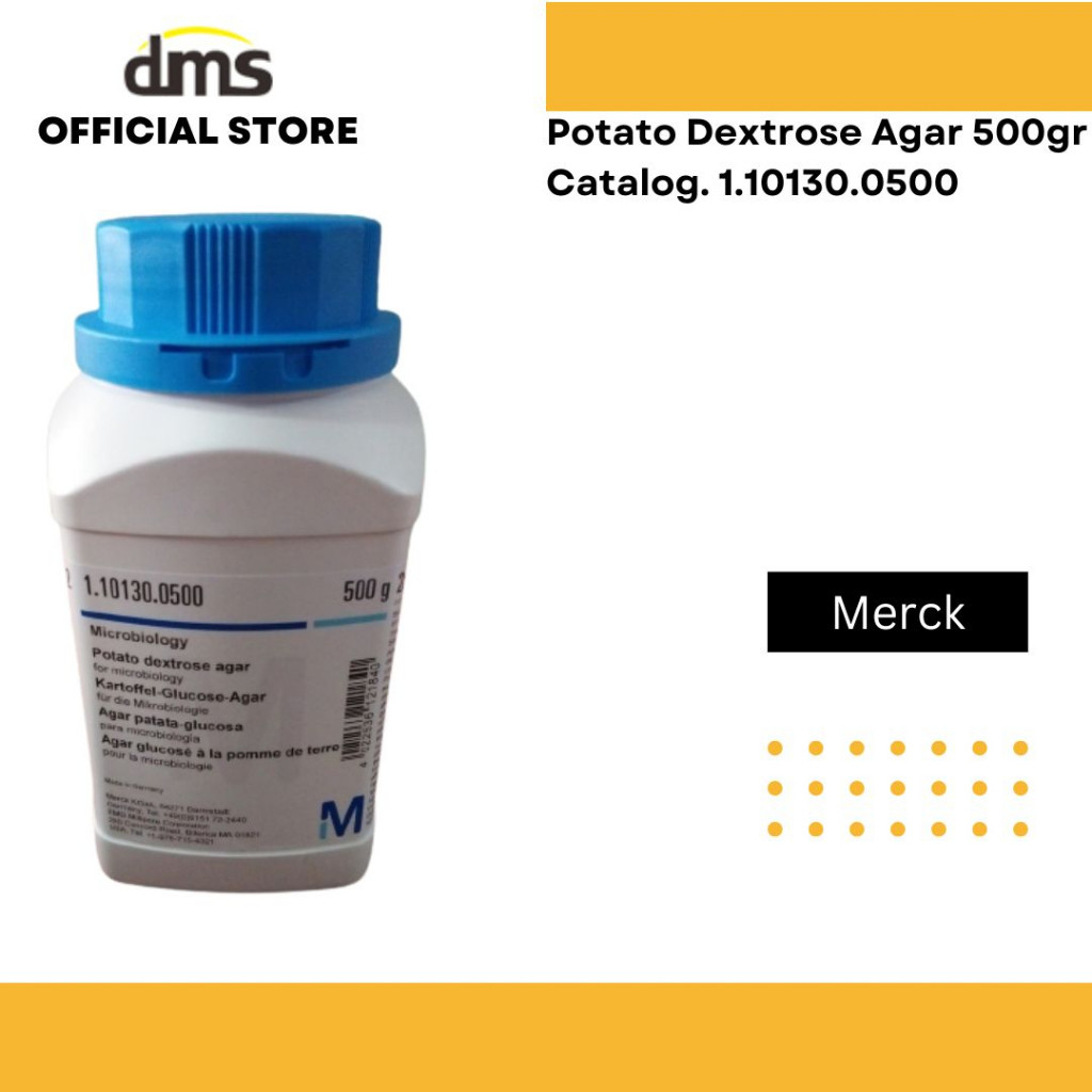 Potato Dextrose Agar (PDA) 500gr Merck 1.10130.0500 - Media Biakan Jamur