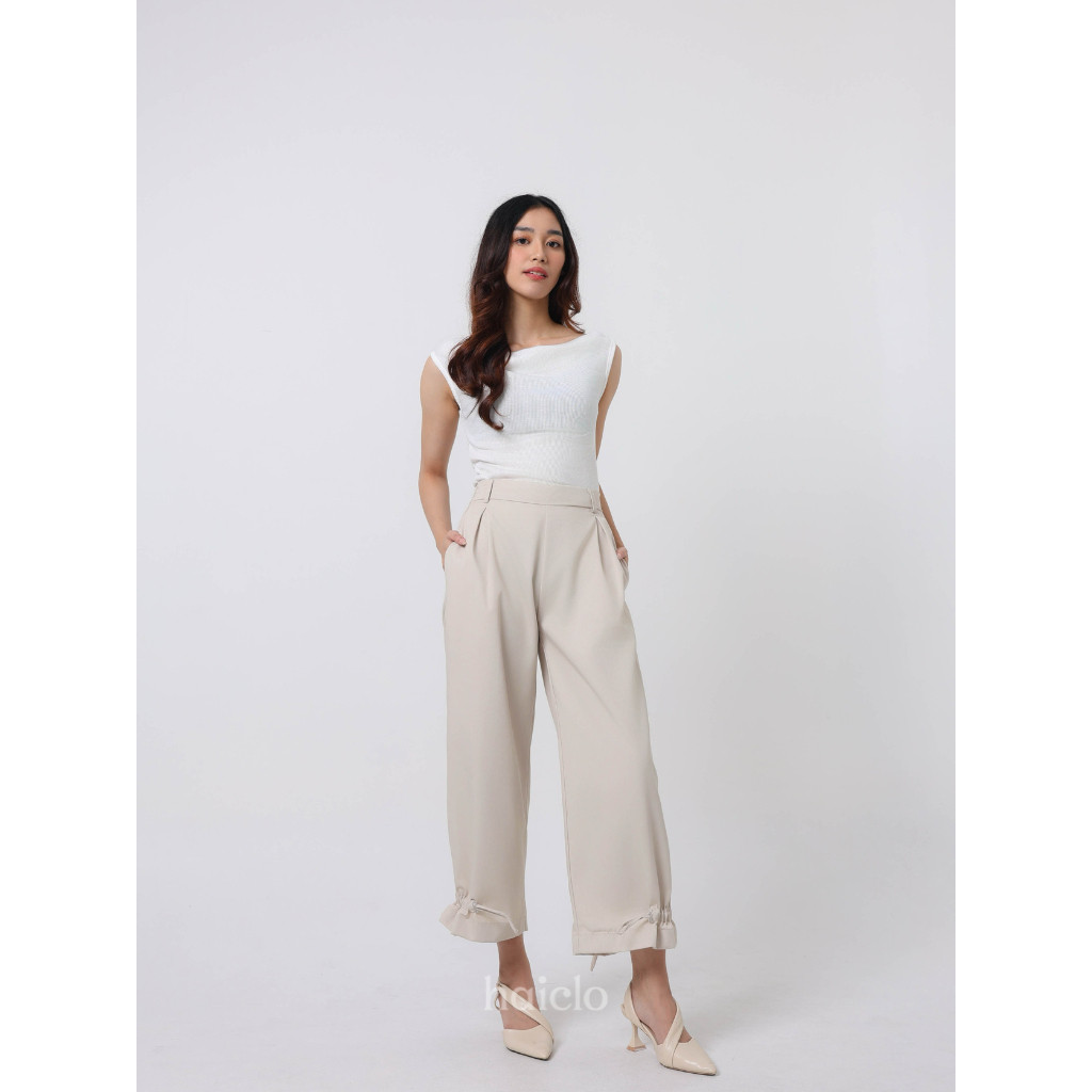 HAICLO Bosnia Pants - Celana Kulot Wanita 2in1 | Celana Panjang Formal / Casual