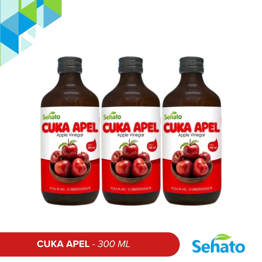 

SEHATO - Cuka Apel - 300 ml (3 Pcs)
