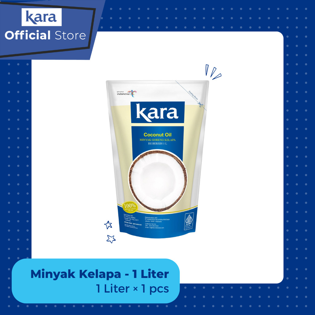 

KARA Minyak Goreng Kelapa (Coconut Cooking Oil) Pouch 1L