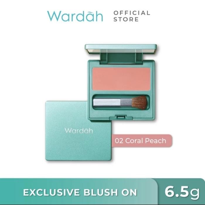 WARDAH Exclusive Series Blush On & Eyeshadow Palette & Highlighter - 02. BLUSH ON