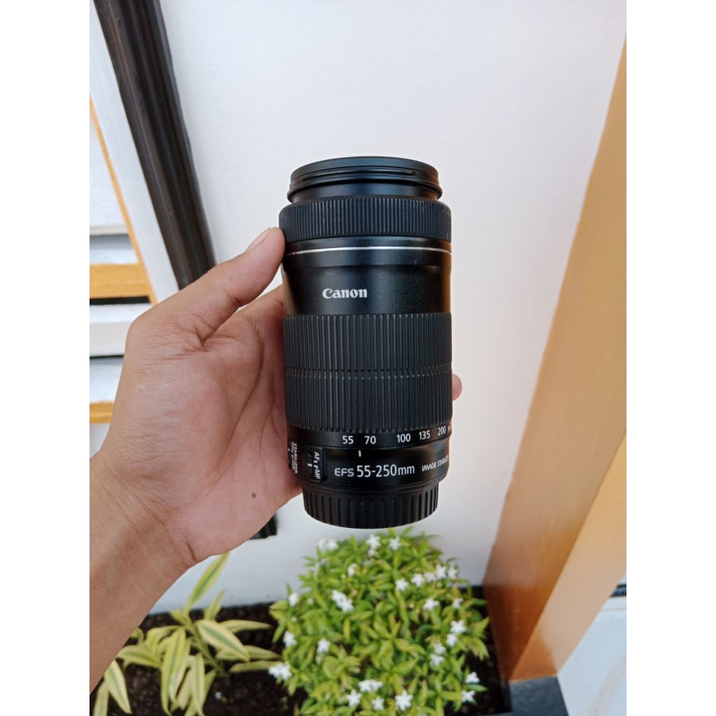 LENSA TELE CANON 55-250mm STM || LENSA ZOOM TELE 55-25MM STMCO