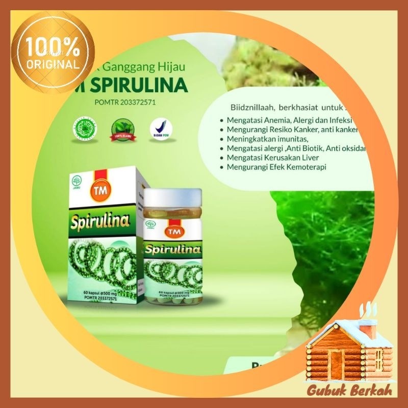 

BISA Cod !!! KAPSUL TASNIM SPIRULINA (Ekstrak Spirulina) - Original