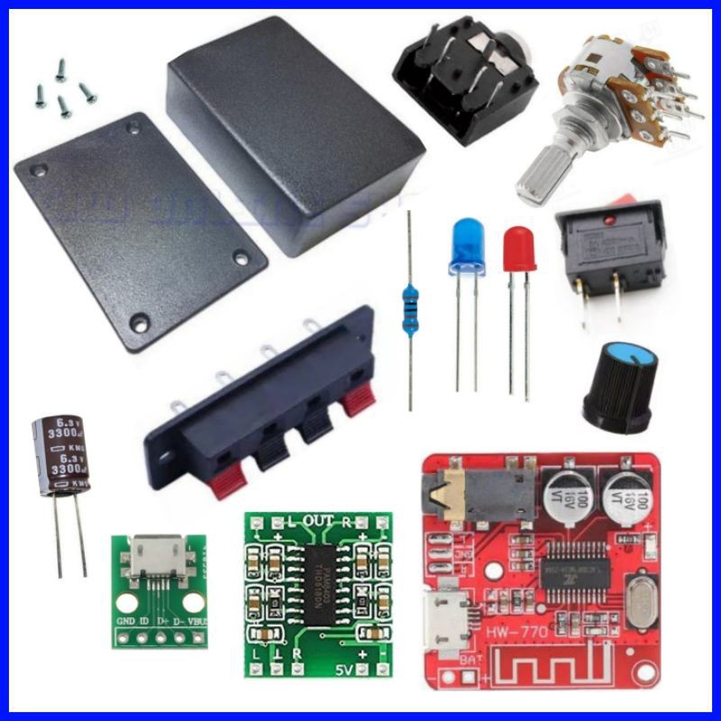 Paket Hemat Amplifier. Paket Hemat 1. amplifier pam8403 bluetooth