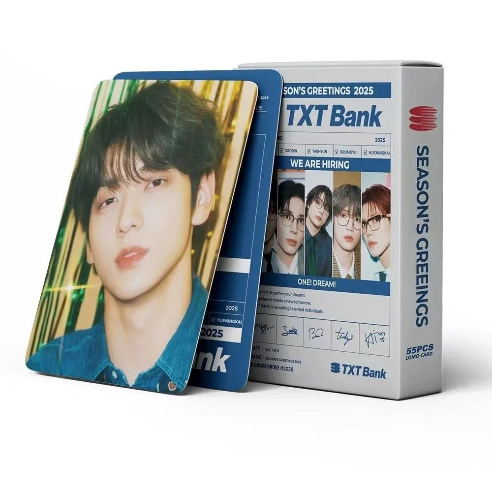 

55pcs/set TXT Photocard New Album TXT BANK High Quality HD Photo LOMO Card Pictures Fans Gift