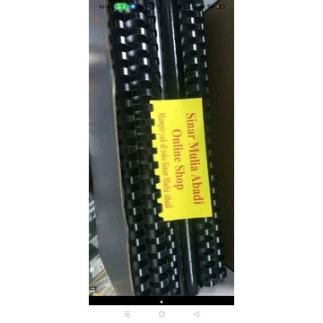 

Spiral Jilid Plastik 5/16 8 mm Folio 23 lubang per dus isi 100 pcs