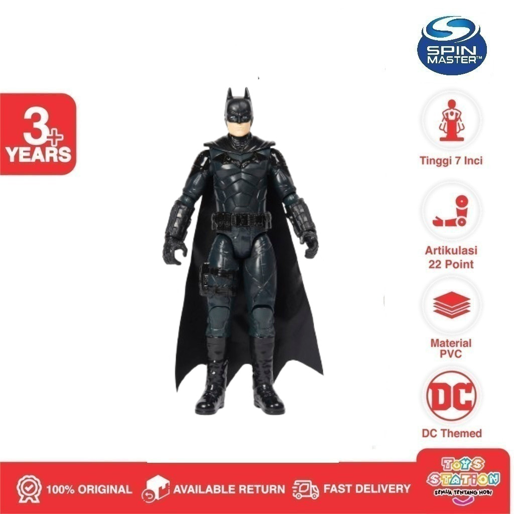 Action Figure Spin Master DC The Batman Black