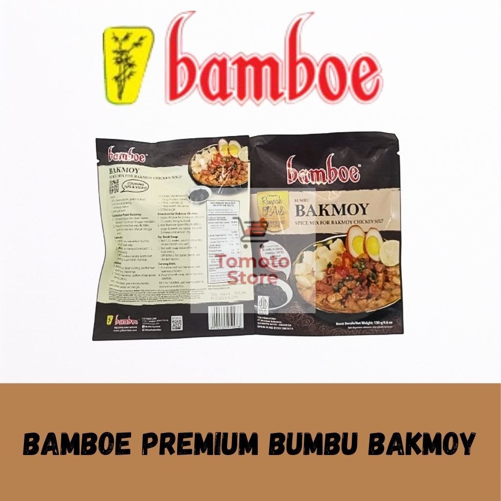 

✨ TOMOTOSTORE ✨ BAMBOE Premium / Authentic Recipe Bumbu Bakmoy Spice Mix for Bakmoy Chicken Soup