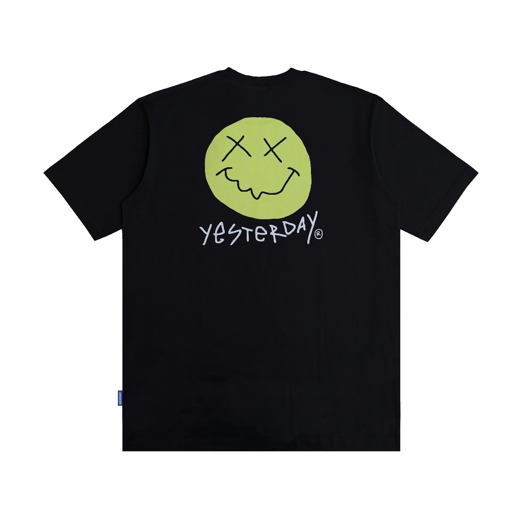 Yesterday – Baju Kaos Distro Pria Original 24s t shirt Pria Cowok Keren Hitam Slept