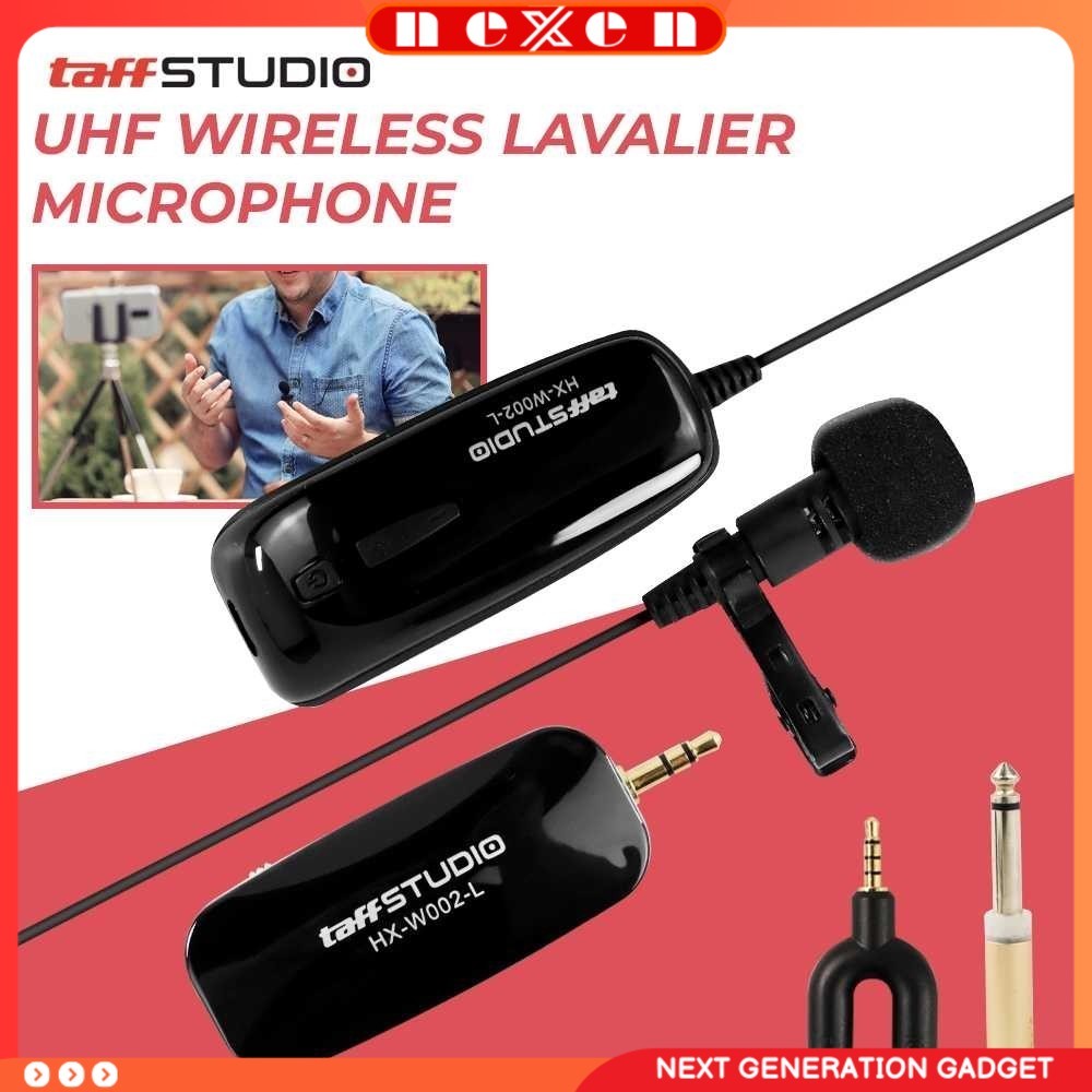 Lavalier Microphone Wireless UHF Podcast Interview - HX-W002-L
