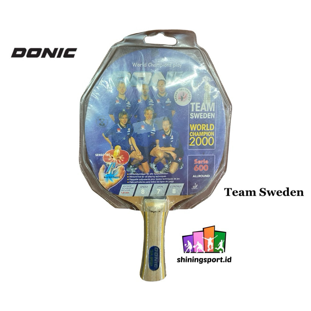 Bet Pingpong Donic Team Sweden Serie 600 All RoundCO