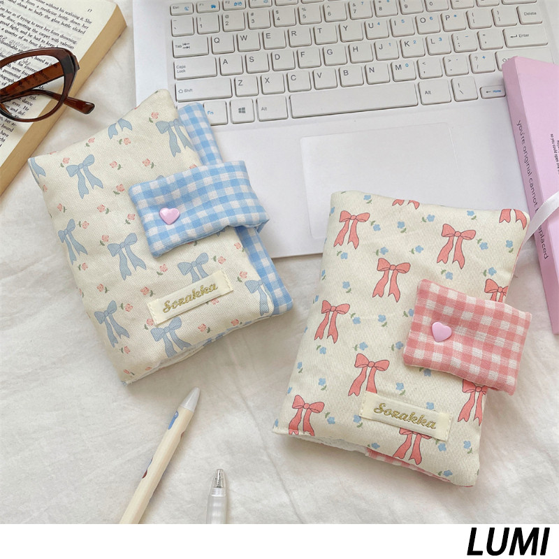 

【LUMI】A6 Sampul Buku Motif Bunga - Sarung Buku Portabel untuk Buku Harian, Planner, dan Penyimpanan M193