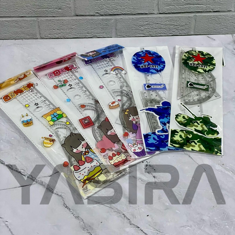 

Penggaris Set Tipis 20cm