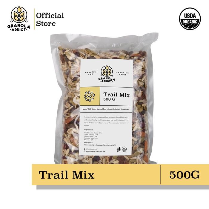 

Sale Trail Mix (Sunflower, Pumpkin Seeds, Almond, Raisin, Cranberry) 500G - Normal Pack Happy Shopping