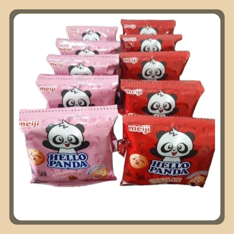 

Biskuit Hello Panda Meiji renceng isi 10 pcs