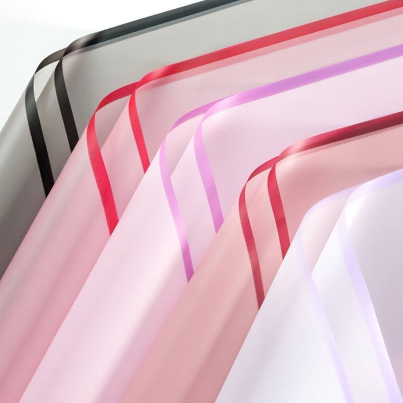 

20Lembar Cellophane List / Cellophane Transparan / Wrapping Buket list Transparan