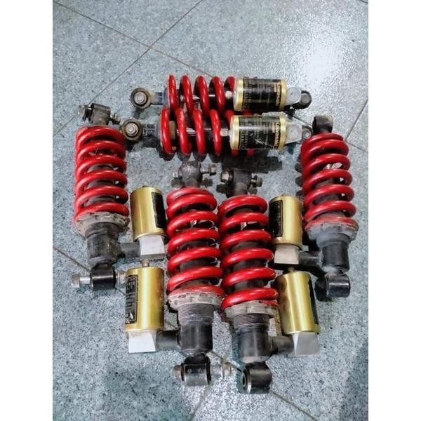 shock belakang ninja rr original kawasaki