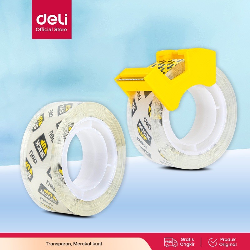 

Deli Isolasi / Solatip Kantor Transparan Super Bening