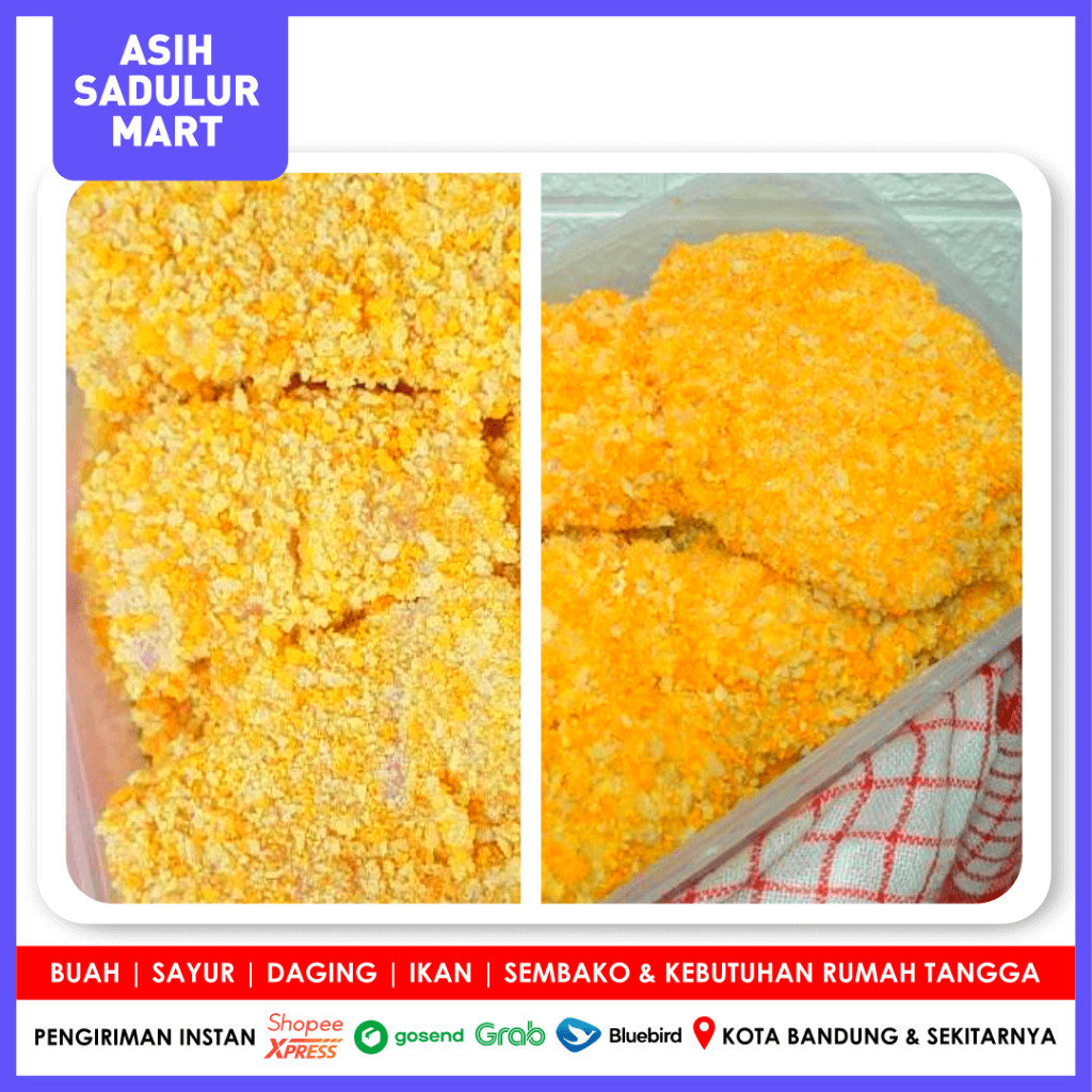 

Chicken / Dori Katsu Homemade Ayam / Ikan Siap Goreng Promo Bandung