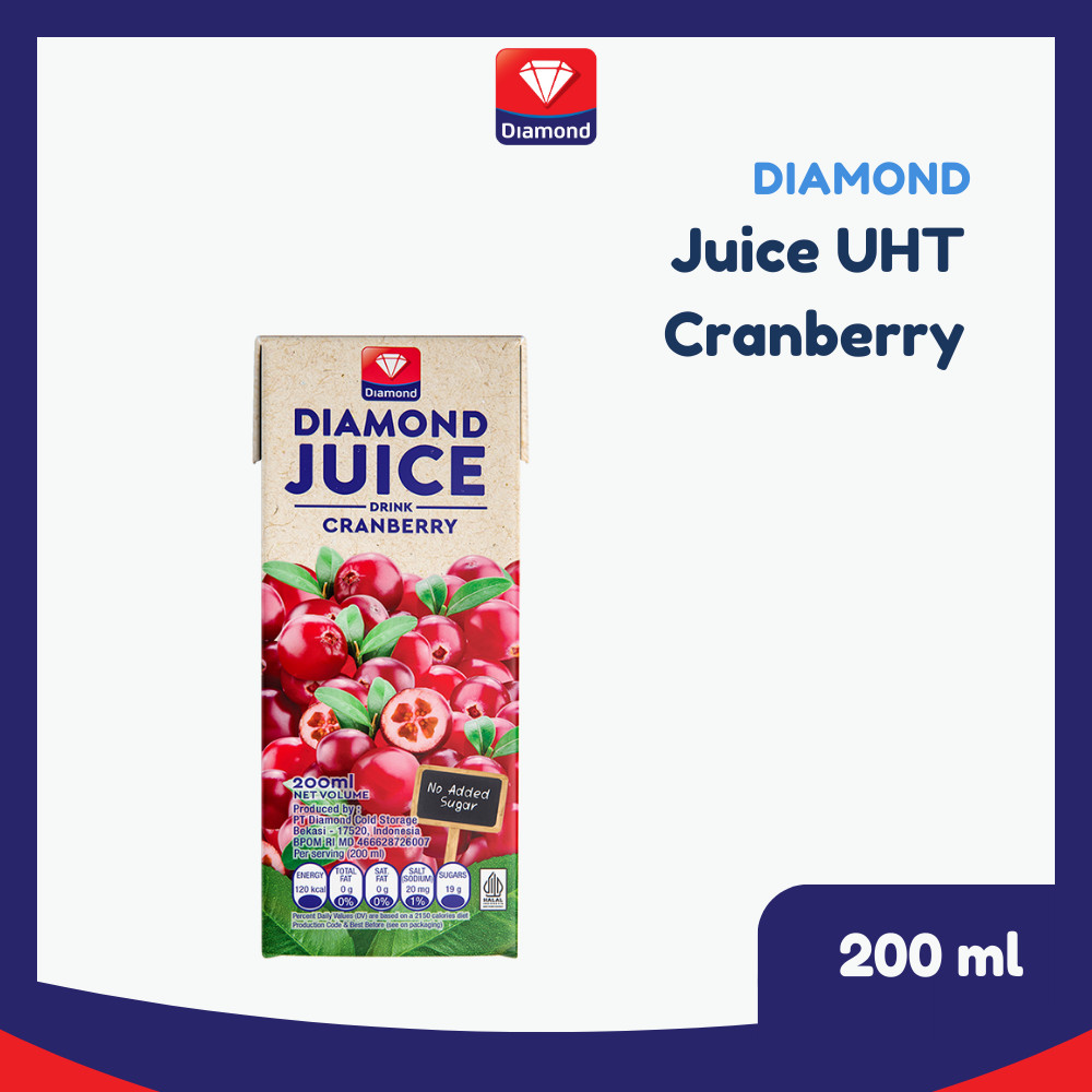 

Diamond Juice UHT Cranberry Unsweet 200 ML
