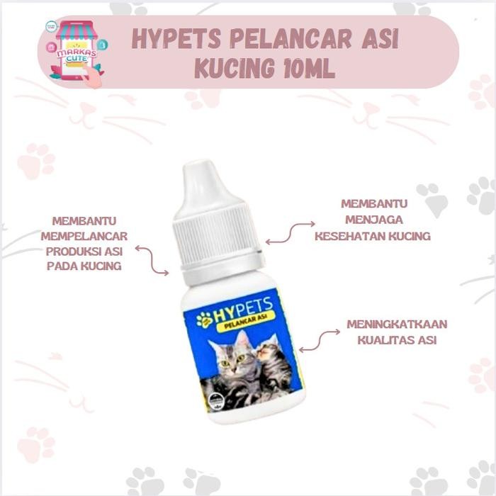 HYPETS OBAT PELANCAR ASI KUCING 10ml - OBAT PELANCAR ASI ANABUL 10ml