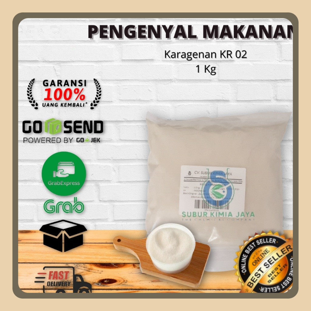 

Tepung Karagenan KR 02 Pengeyal Makanan 1 Kg
