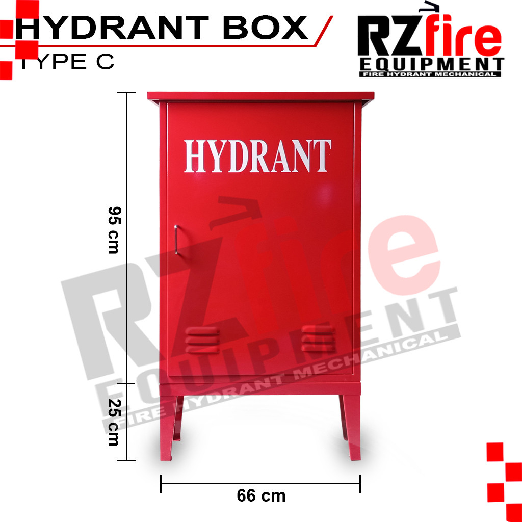 Hydrant Box Type C Tanpa Kaca - 66 x 20 x 95 cm - Powder Coating