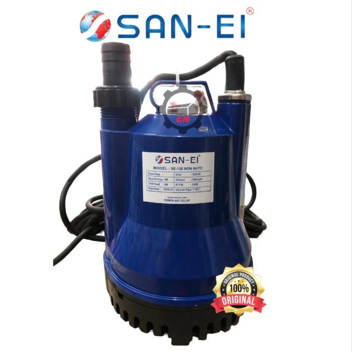 Pompa celup sirkulasi kolam ikan 24 jam