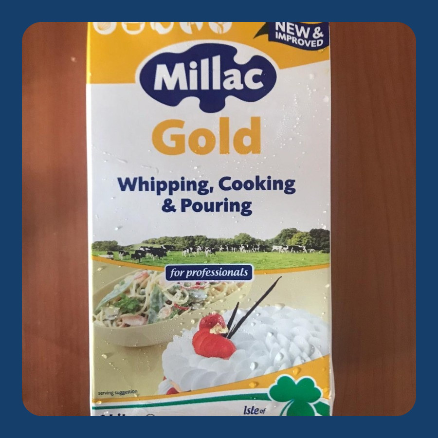 

Millac Gold Whip Whipping Cream 1Liter - Whipping Gold Gosend / Grab Only!!!