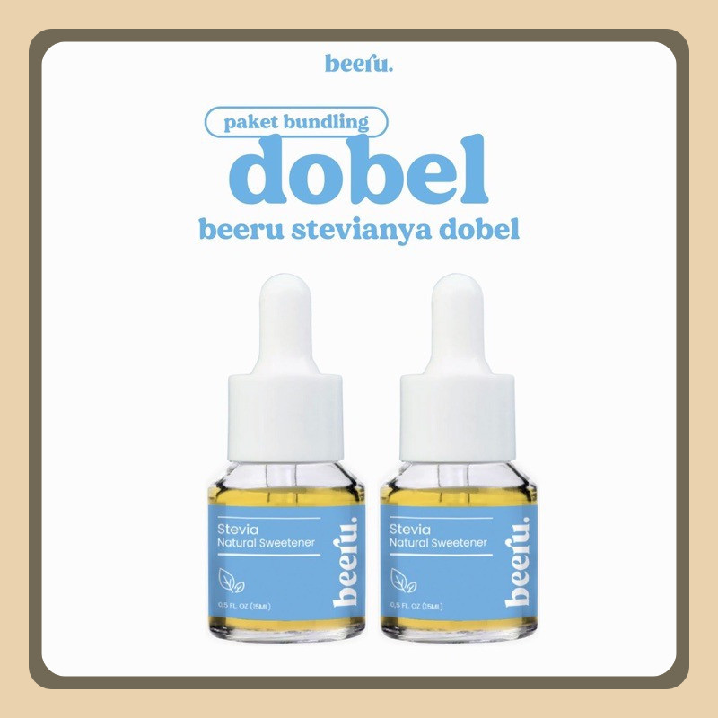 

Beeru Stevia Pemanis Alami Paket Double 30ml