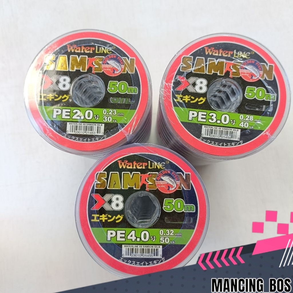 SENAR WATERLINE PE SAMSON X8 50 METER CONNECTING