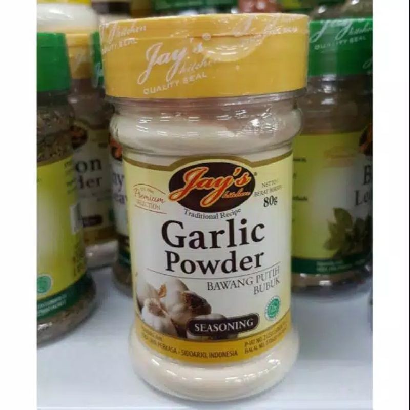 

Jay's Garlic Powder 80 gr / Bubuk Bawang Putih / Bawang Putih Bubuk - ABO