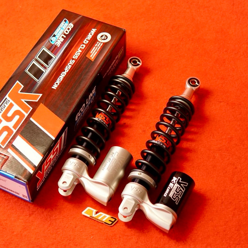 TERMURAH SHOCK YSS K EURO TABUNG BAWAH HITAM SILVER SIZE 320mm FAZZIO STYLO MIO VARIO GENIO SPACY SC