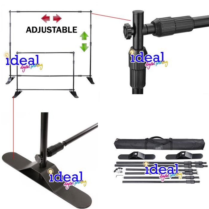 

Promo BACKWALL /JUMBO BANNER STAND UK 300cm x 240cm /BACKDROP/TRIPOD BANNER - L300cm T240cm, Tanpa Printing terlaris
