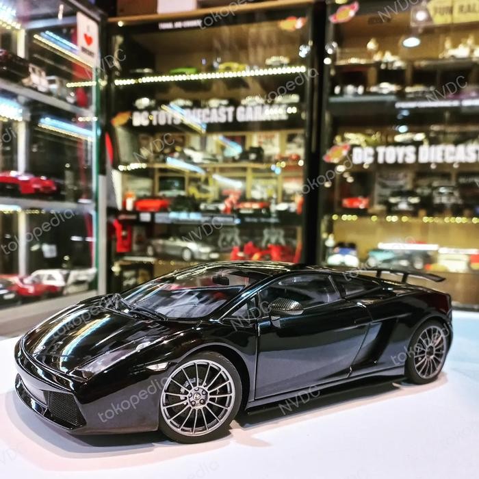 Diecast Lamborghini Gallardo Superleggera Black Autoart