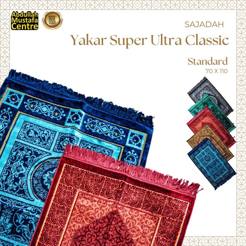 PROMO SAJADAH YAKAR ULTRA CLASSIC TURKEY/ Sajadah Yakar TURKI Wangi  / sajadah TURKI